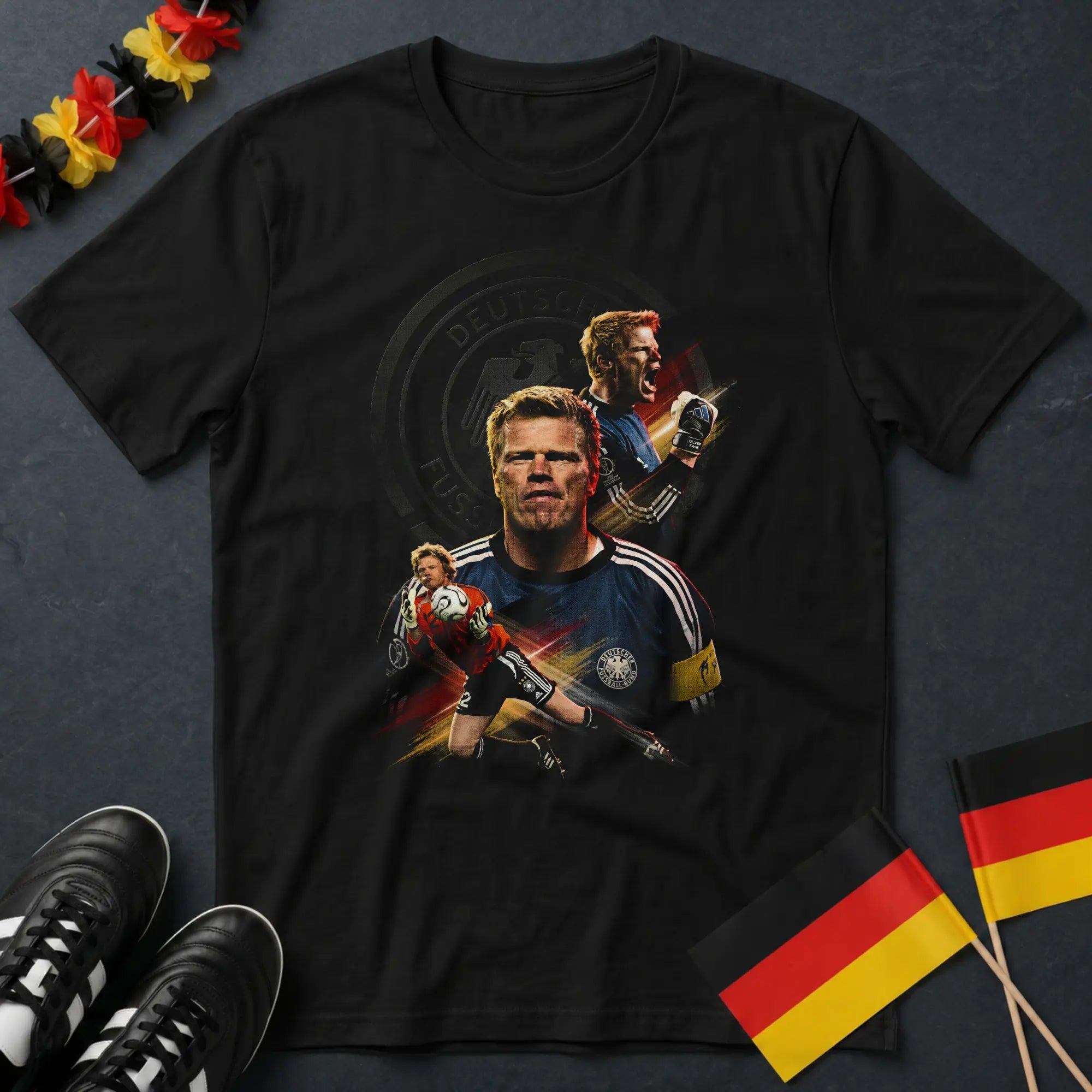 Oliver Kahn Art Collage WM T-Shirt