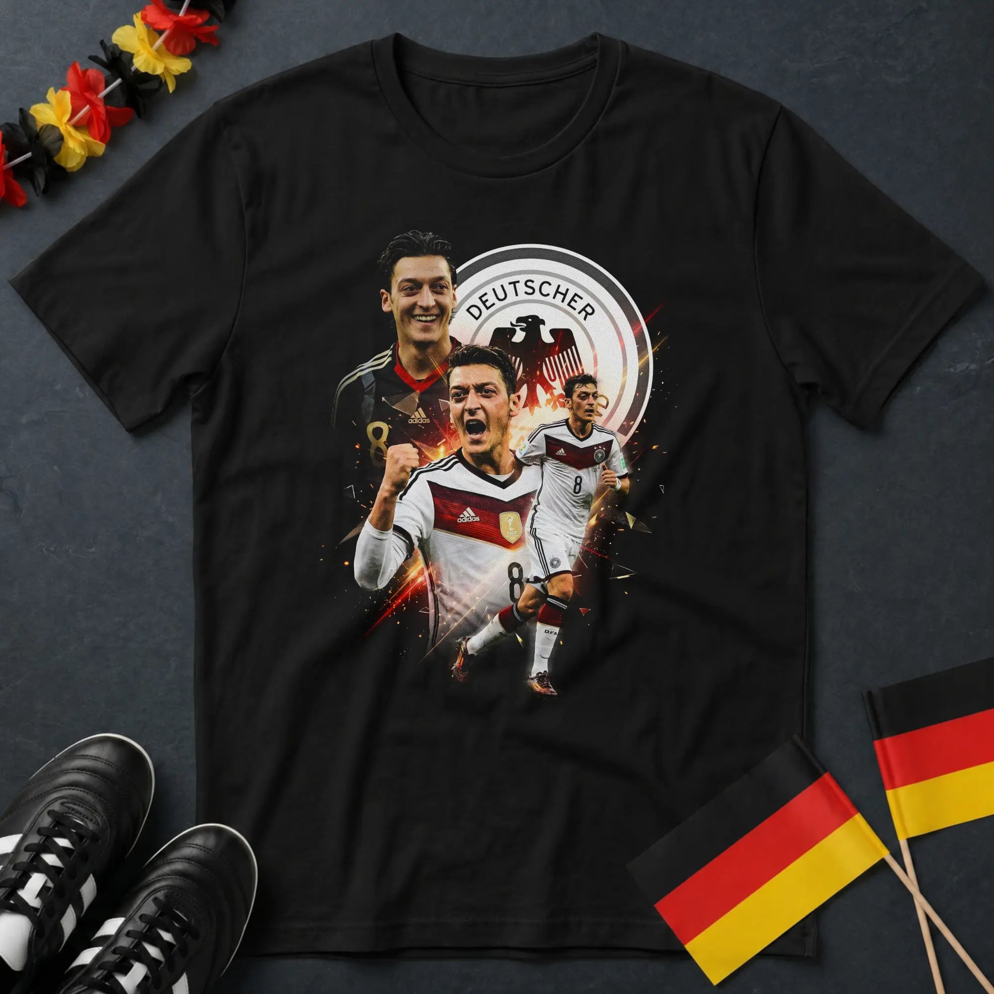 Mesut Özil Fan Art Collage v1 WM T-Shirt