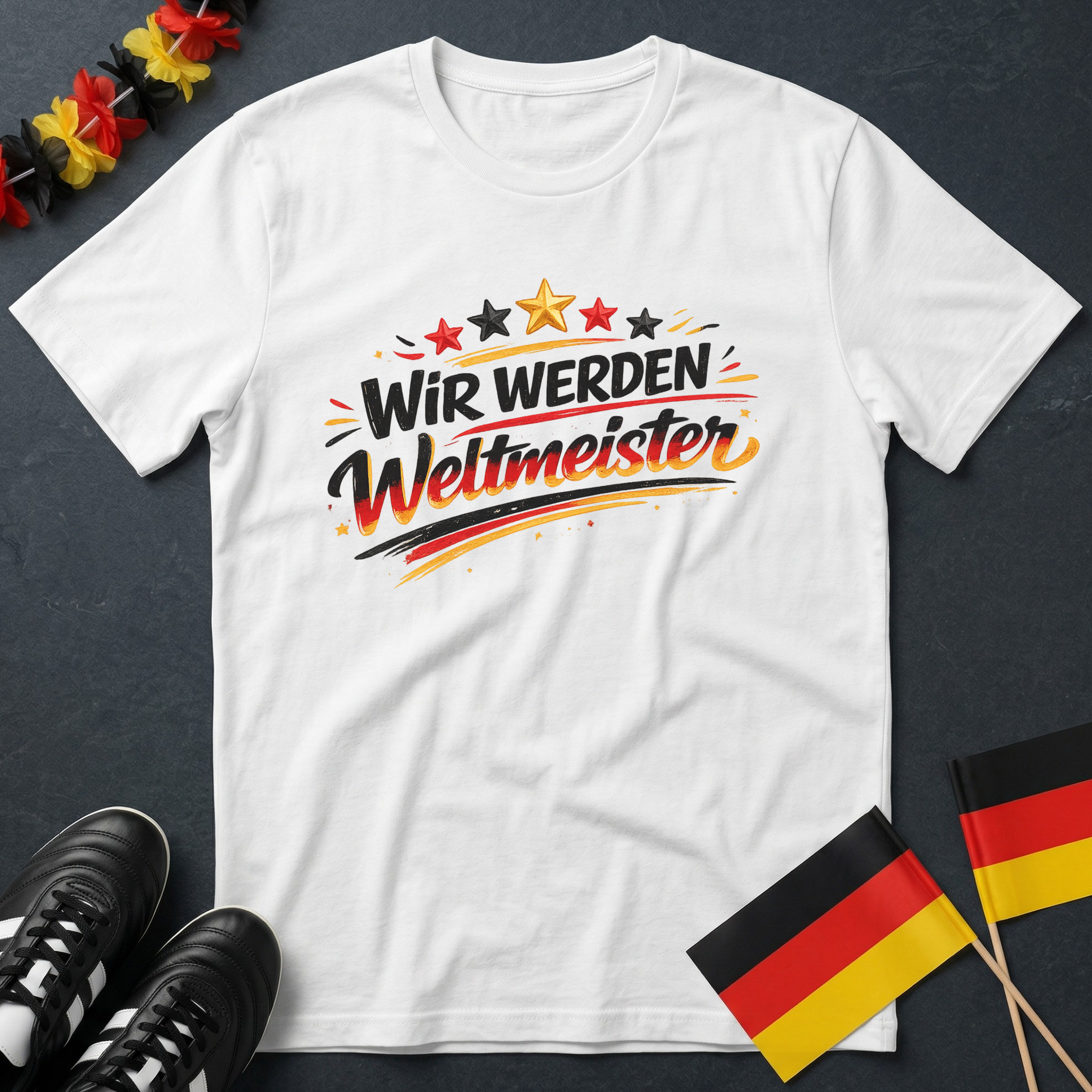 Wir Werden Weltmeister Deutschland WM T-Shirt