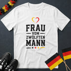 Frau Vom Zwölften Mann WM T-Shirt