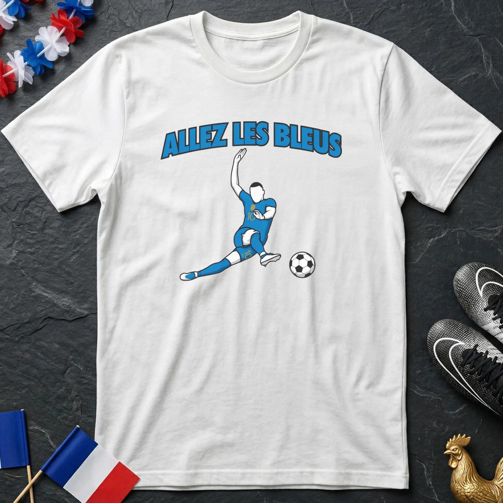 Allez Les Bleus France Kylian Mbappé T-Shirt Coupe du Monde