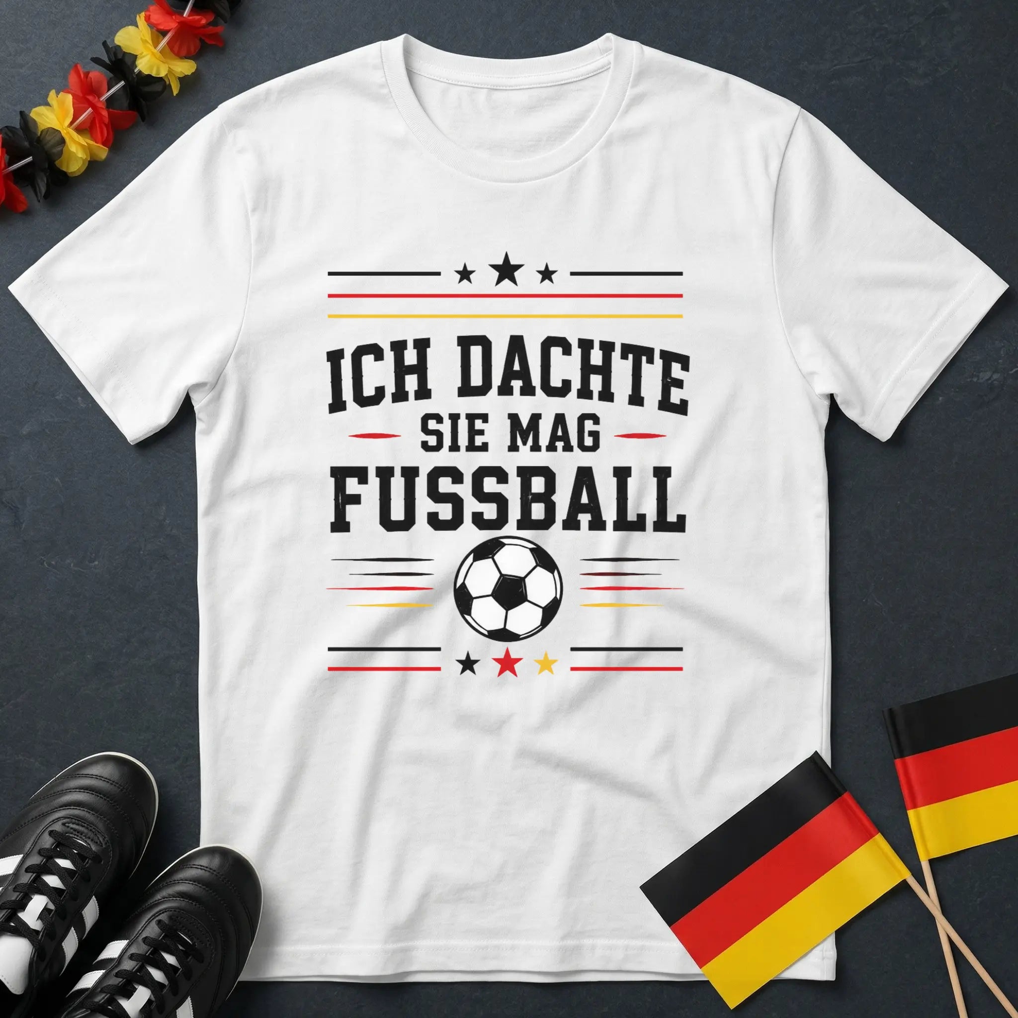 Ich Dachte Sie Mag Fußball WM T-Shirt