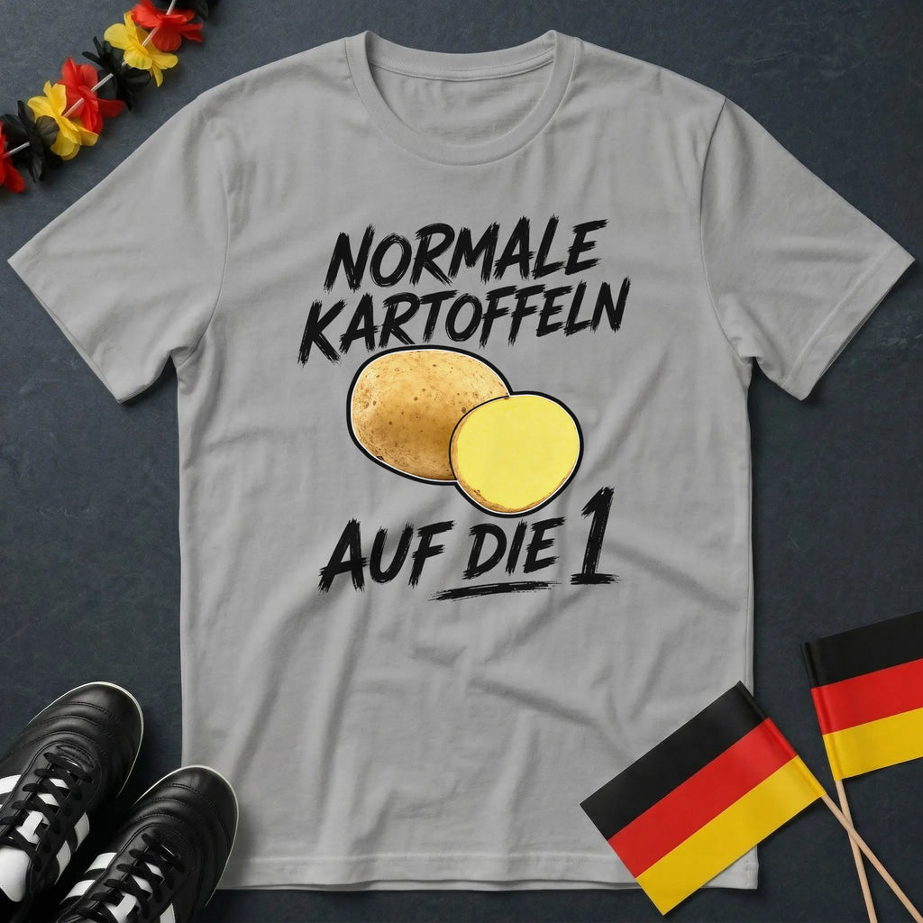 Normale Kartoffeln auf die Eins WM T-Shirt