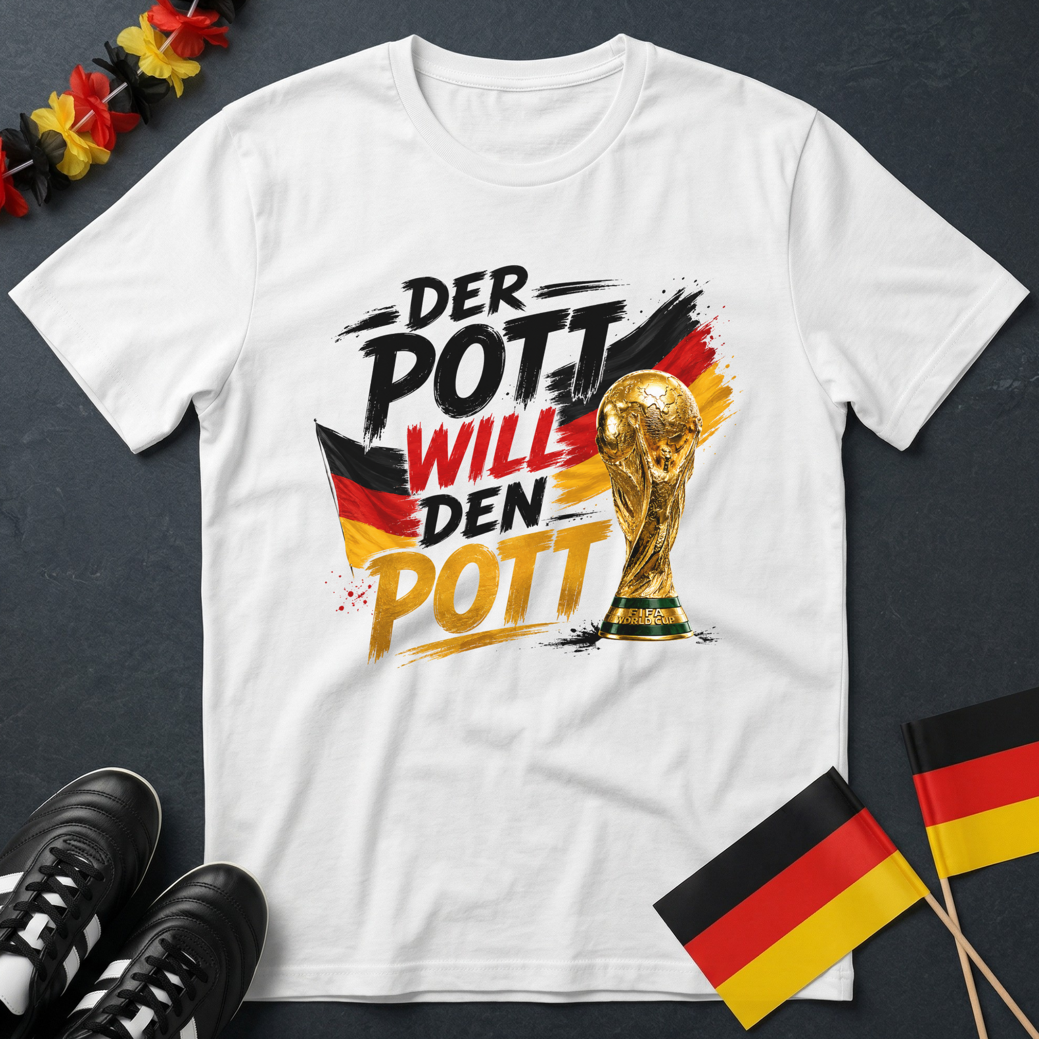 Der Pott will den Pott Deutschland WM T-Shirt