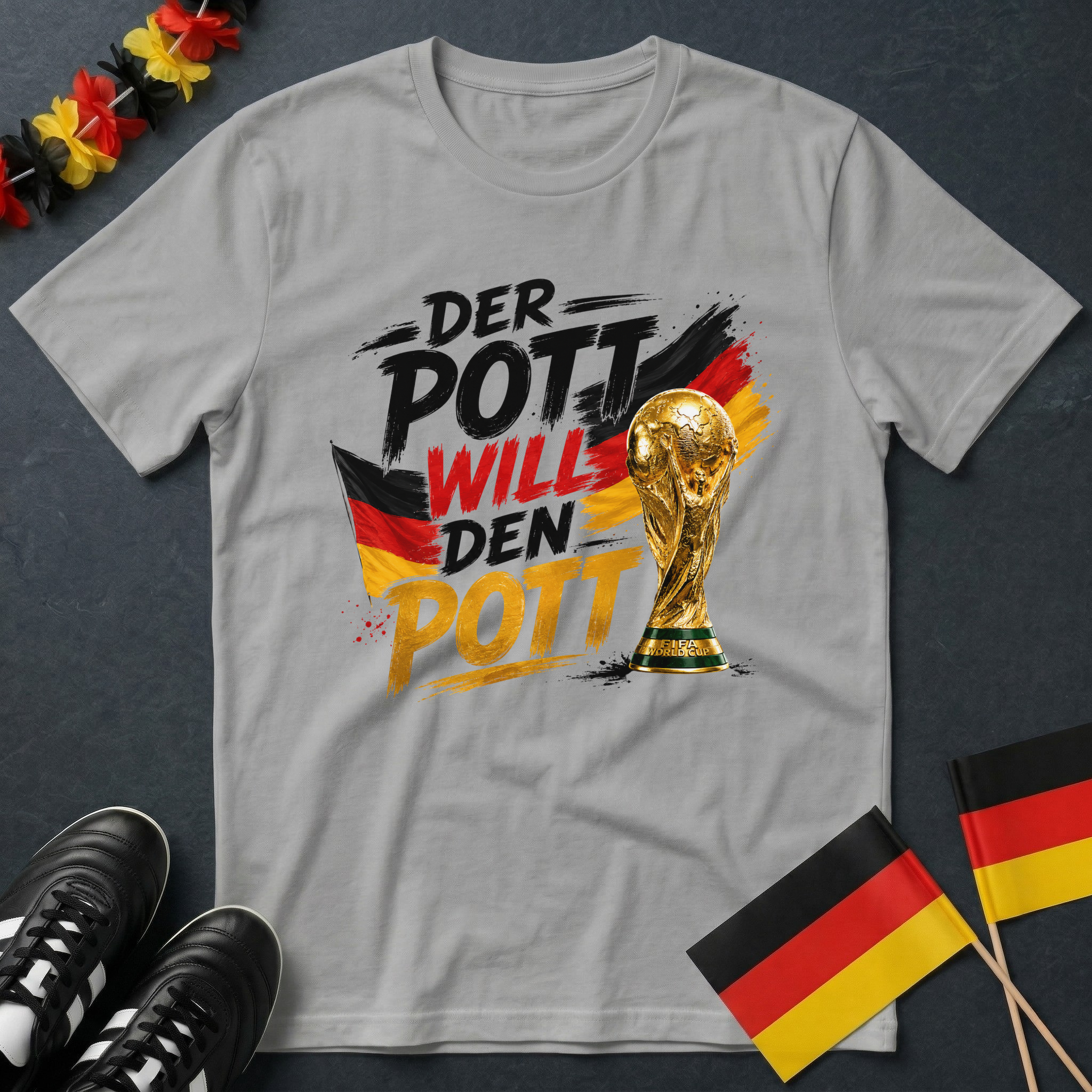 Der Pott will den Pott Deutschland WM T-Shirt