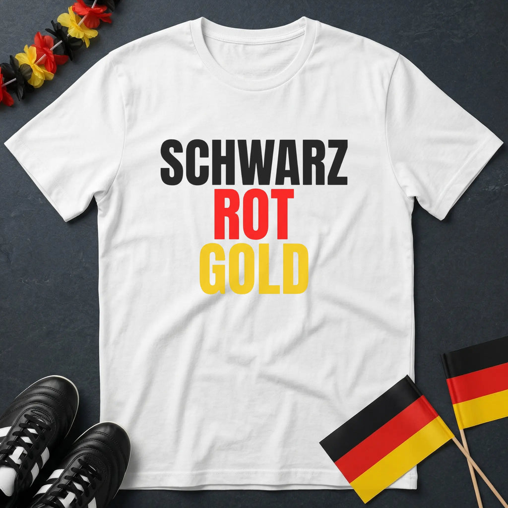 Schwarz Rot Gold WM T-Shirt