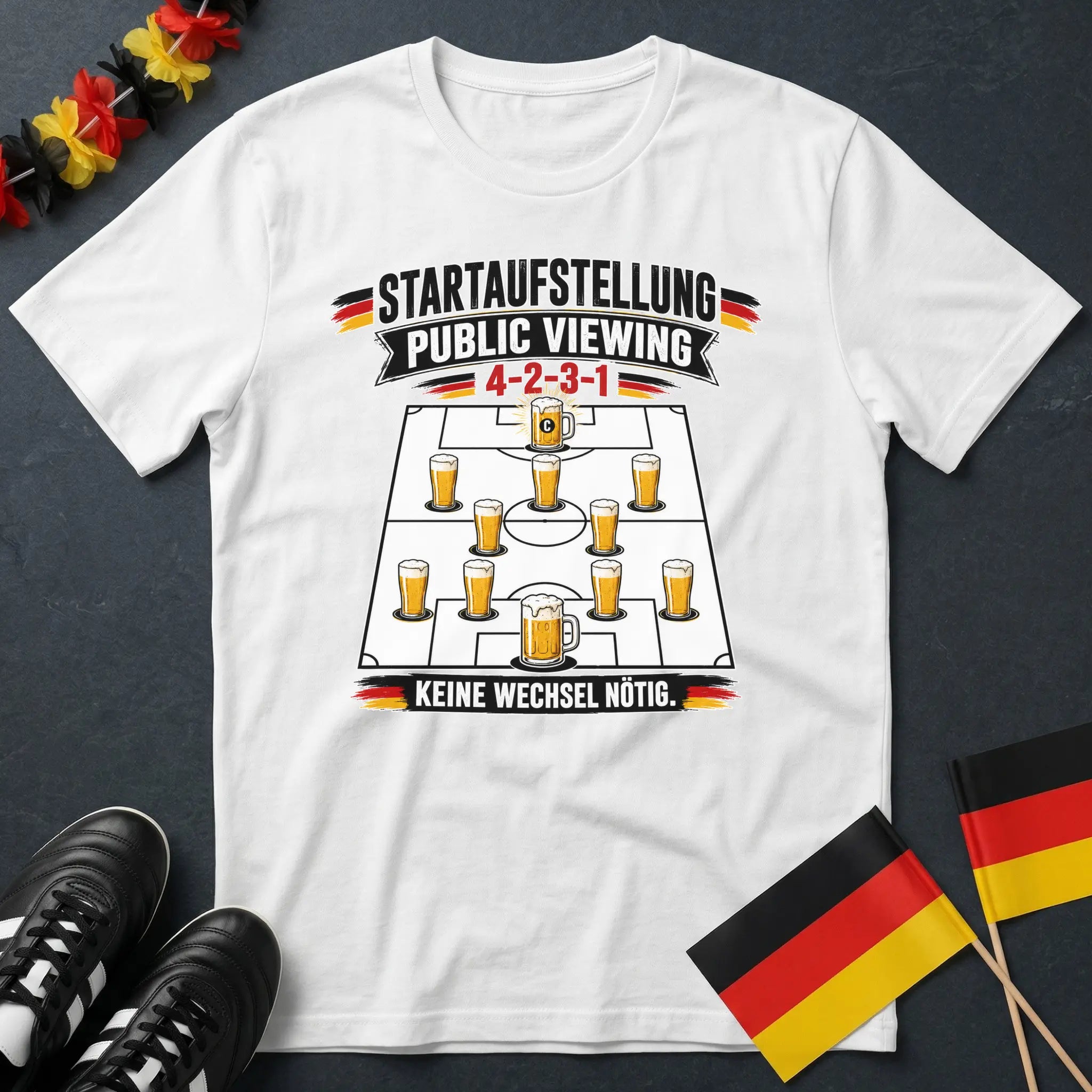 Bier Startaufstellung WM T-Shirt