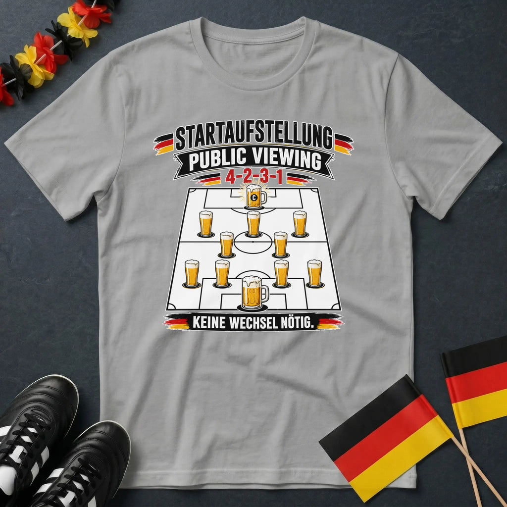 Bier Startaufstellung WM T-Shirt