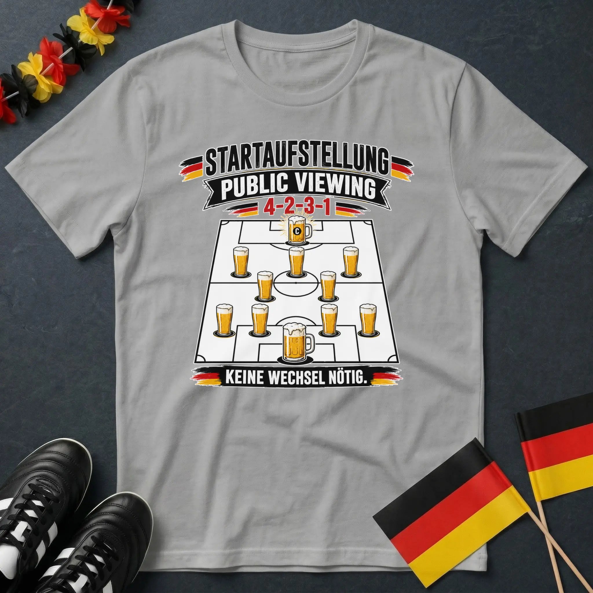 Bier Startaufstellung WM T-Shirt