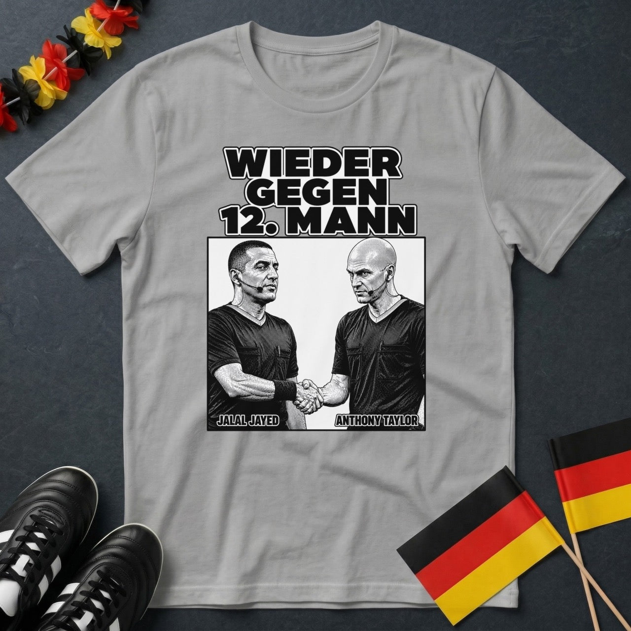 Wieder Gegen 12. Mann Schiedsrichter WM T-Shirt