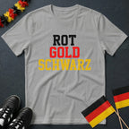 Stroop-Effekt Schwarz Rot Gold Deutschland WM T-Shirt