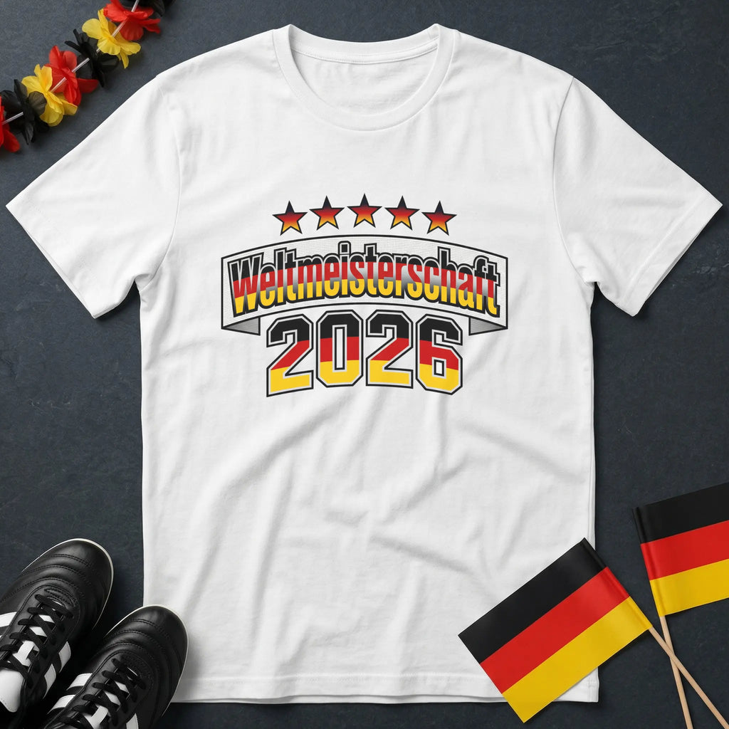 Weltmeisterschaft 2026 Deutschland Banner WM T-Shirt