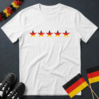 5 Sterne in Deutschland Farben WM T-Shirt