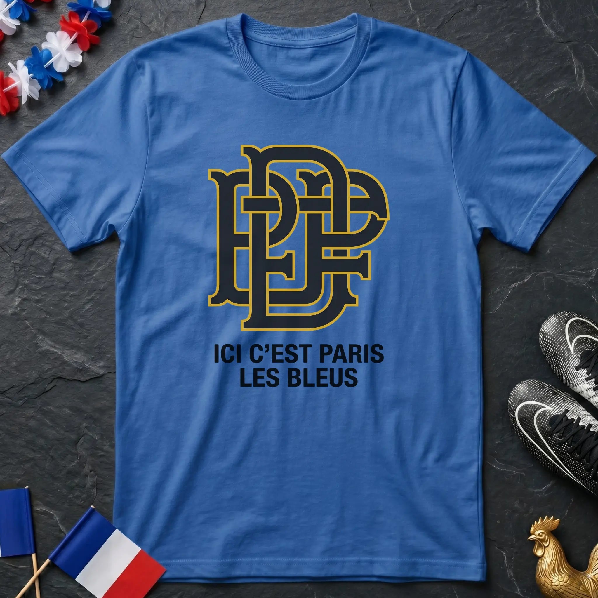 Ici C'est Paris Les Bleus Monogramme T-Shirt Coupe du Monde
