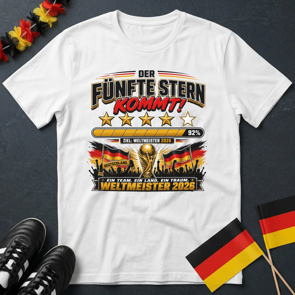 Der Fünfte Stern Kommt WM T-Shirt