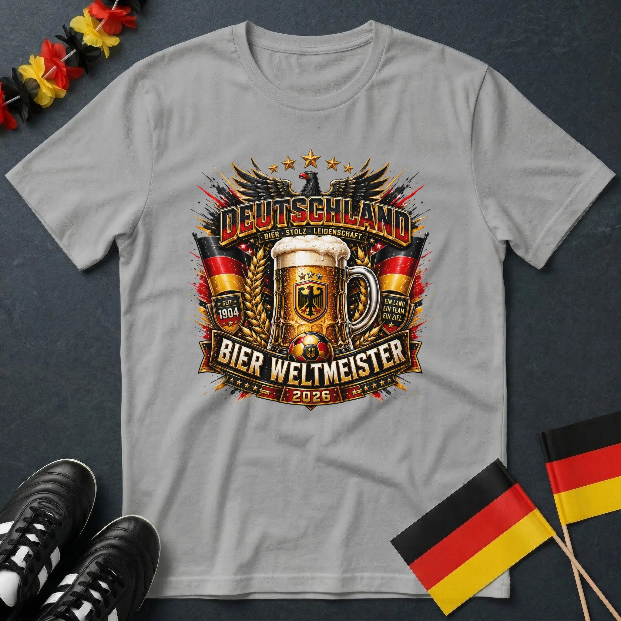 Deutschland Bier Weltmeister 2026 WM T-Shirt