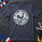 Le Coq Gaulois Chante Pour La Victoire Badge T-Shirt Coupe du Monde