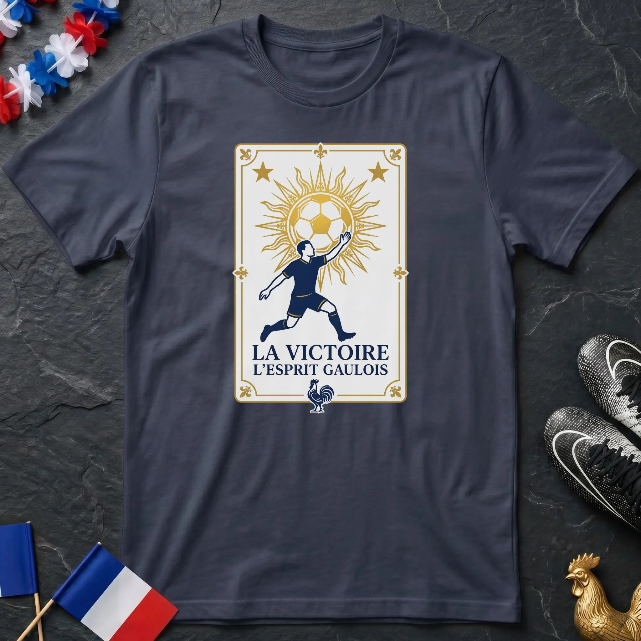 La Victoire L'Esprit Gaulois Joueur T-Shirt Coupe du Monde