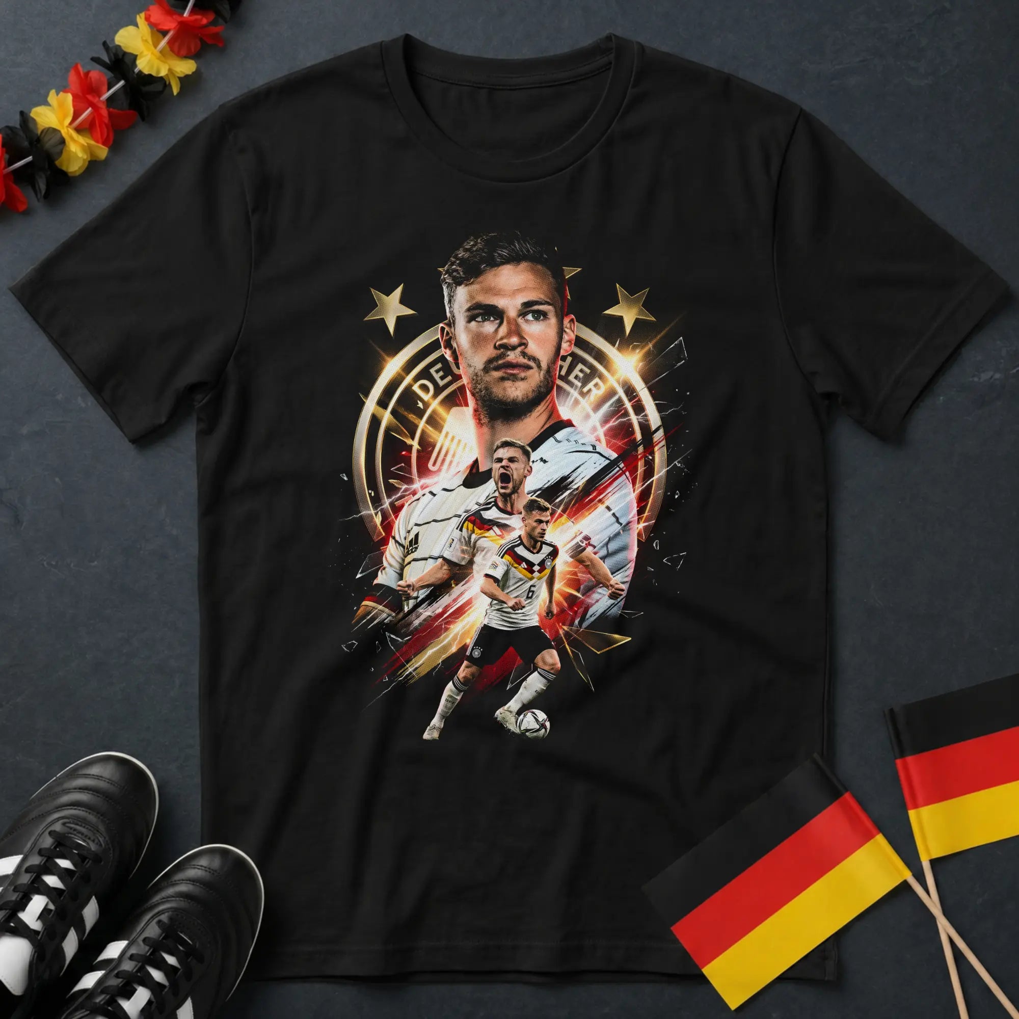 Joshua Kimmich Fan Art Collage v2 WM T-Shirt