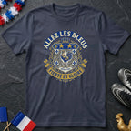 Allez Les Bleus Fierté et Gloire Depuis 1904 Blason Royal  T-Shirt Coupe du Monde
