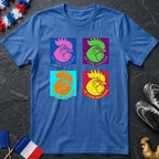 Le Coq Gaulois Pop Art T-Shirt Coupe du Monde