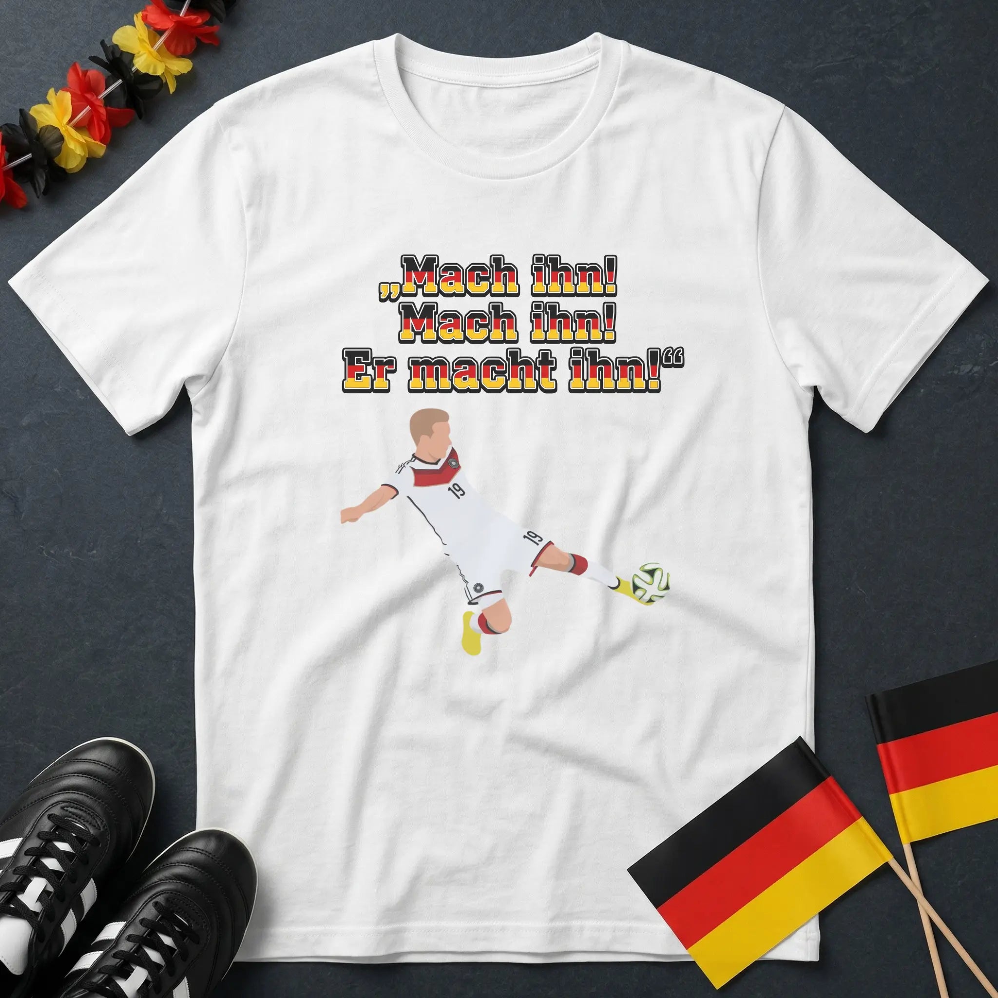 Mario Götze Deutschland Finaltor Kommentator WM T-Shirt