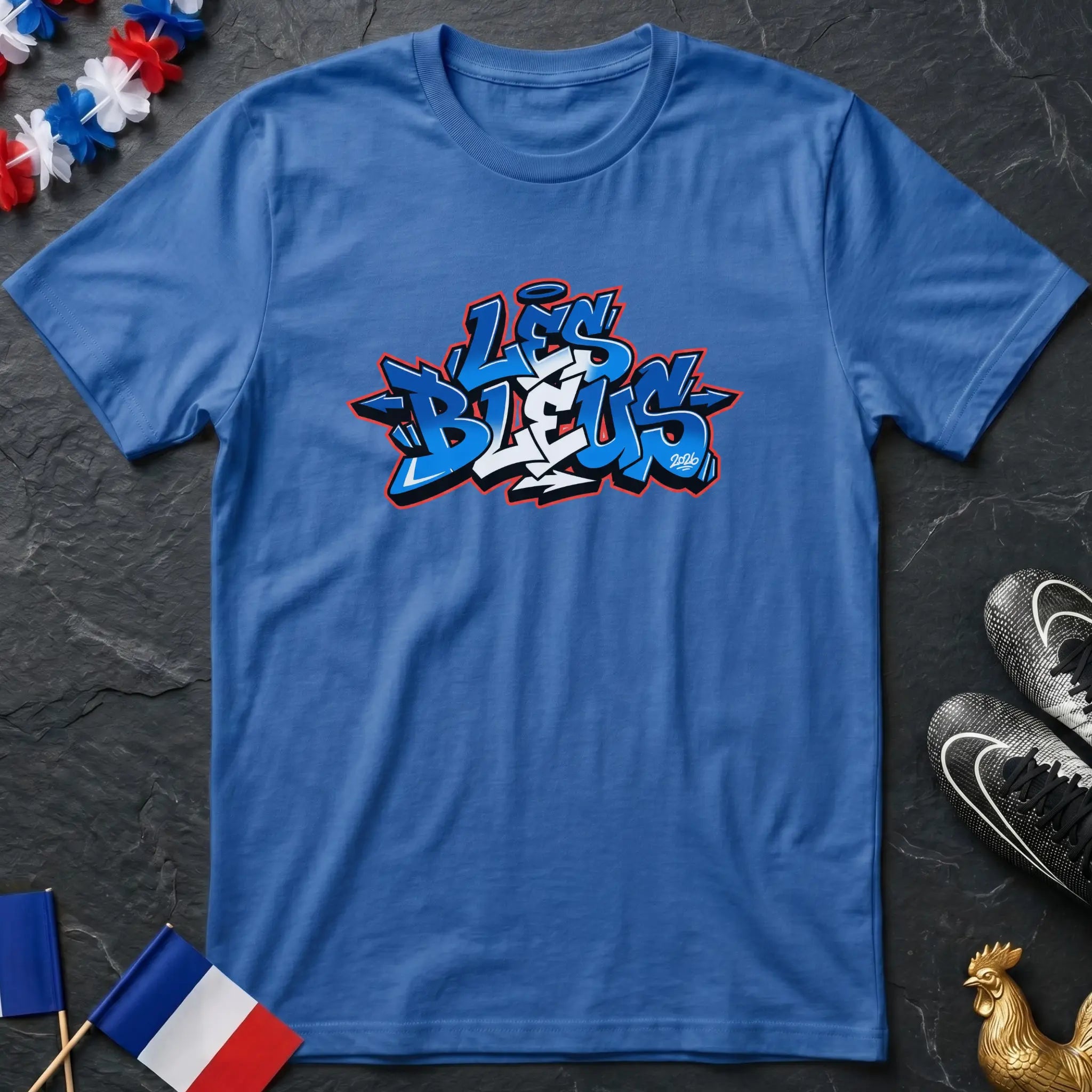 Les Bleus 2026 Graffiti Urbain T-Shirt Coupe du Monde