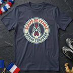 France Équipe de France Depuis Toujours Coq Mascotte Badge T-Shirt Coupe du Monde