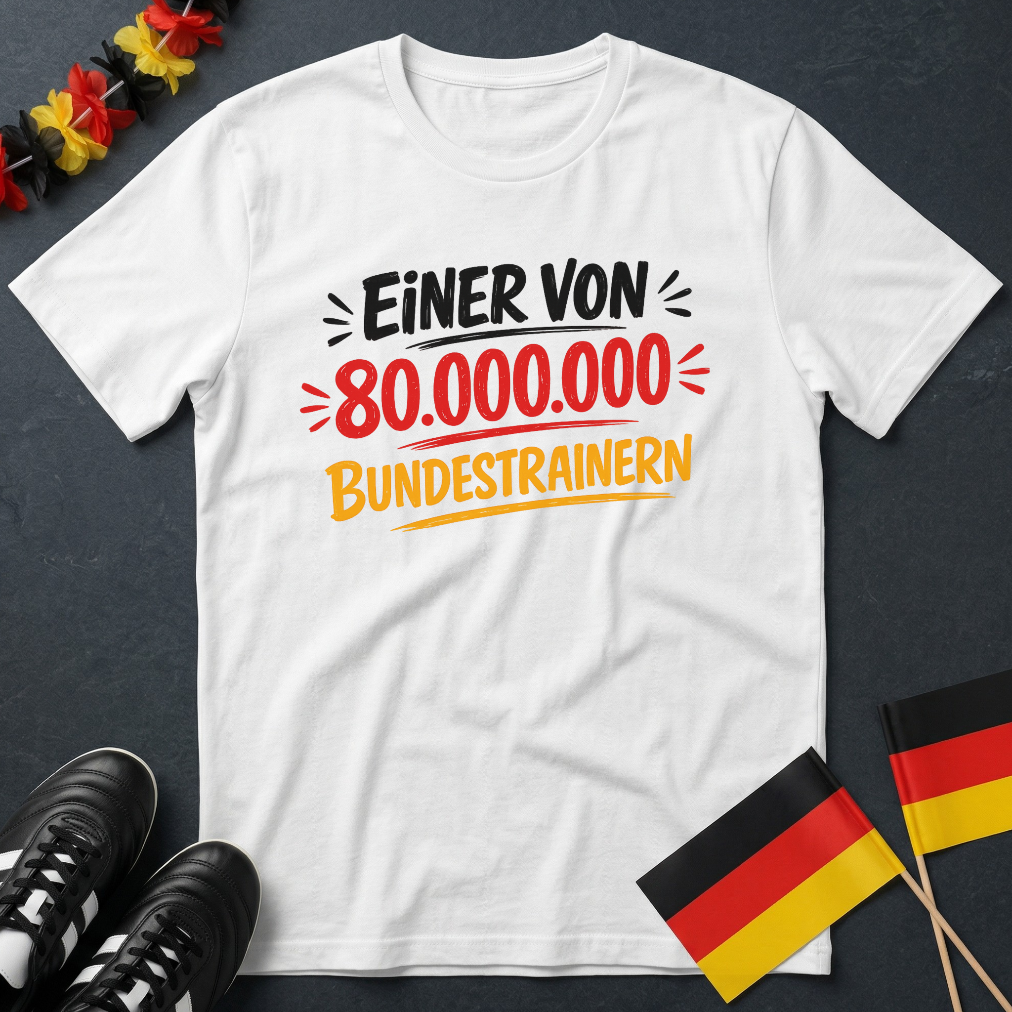 Einer von 80 Millionen Bundestrainern v3 WM T-Shirt