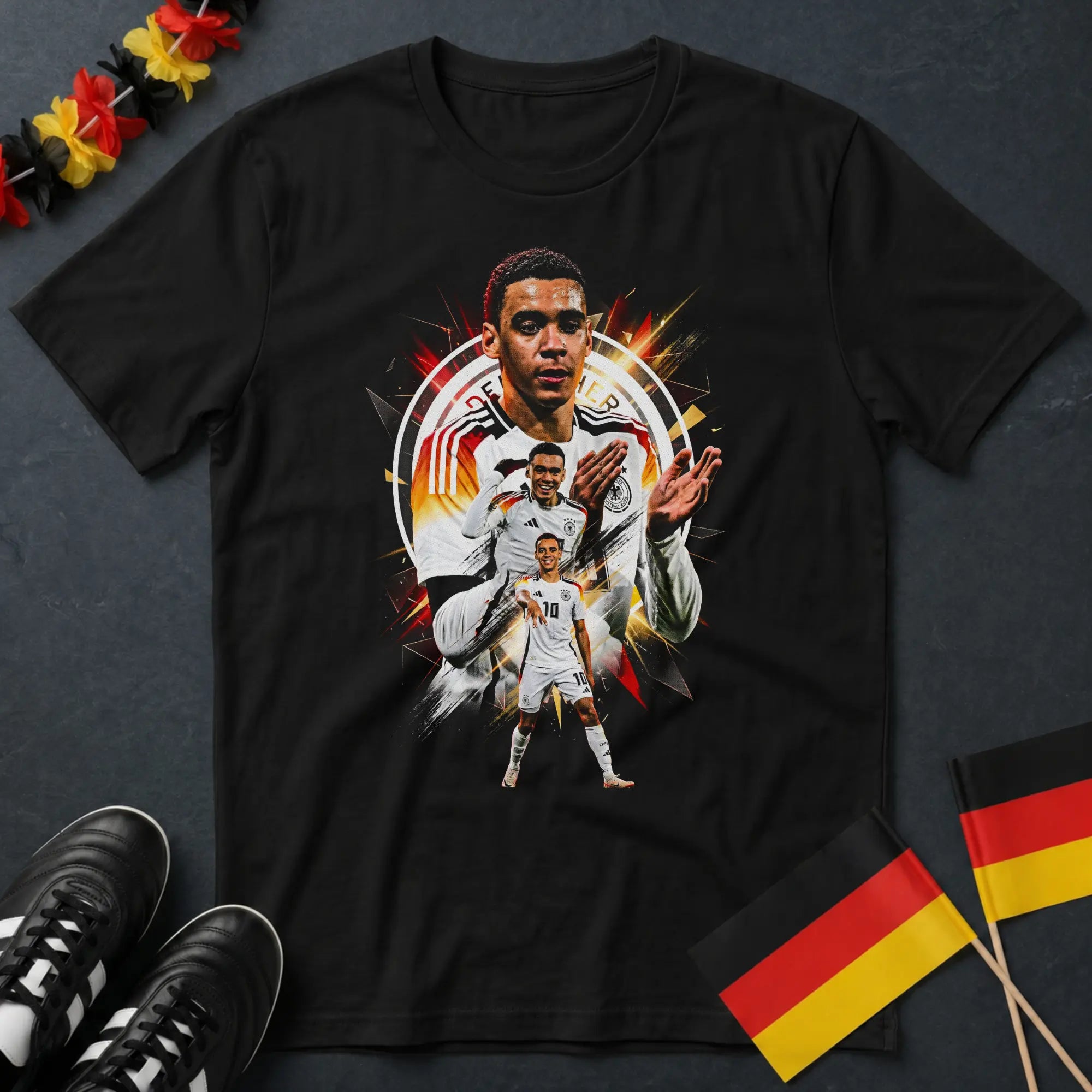 Jamal Musiala Fan Art Collage WM T-Shirt